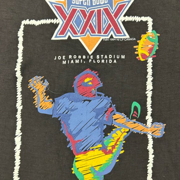 Vintage Super Bowl XXIX 1995 New With Tags T Shirt - Picture 1 of 9